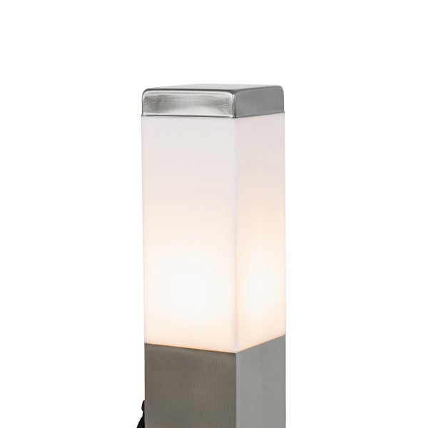 Moderne Außenleuchte 45 cm Stahl mit Fassung IP44 - Malios