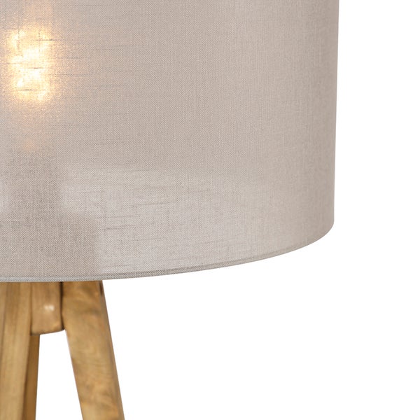 Ländliches Stativ Vintage Holz mit Schatten Taupe 50 cm - Tripod Classic