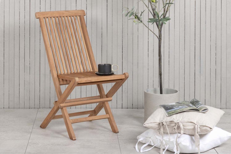 Kenya Gartensessel natur. 2er Set