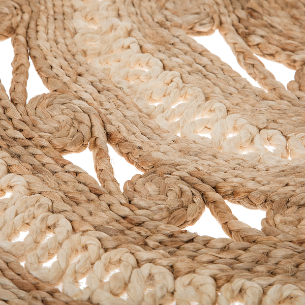Teppich GOYNE Beige ø 140 cm Jute