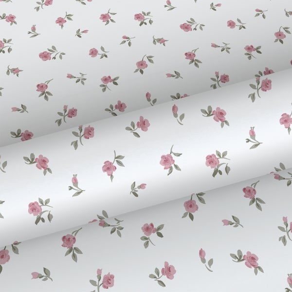 Sanders und Sanders Tapete Blumen Rosa - 50 x 900 cm - 935396