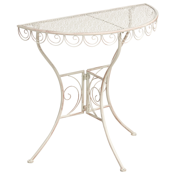 Bistro Set JUINA Metall Hellbeige