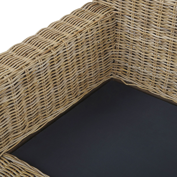 Gartensessel ARDEA Rattan Hellbraun