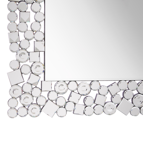 Wandspiegel MERNEL 60 cm 90 cm Silber