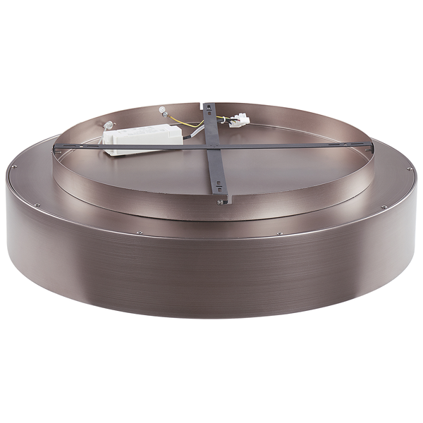 LED Deckenlampe DAWEI Metall Hellbraun