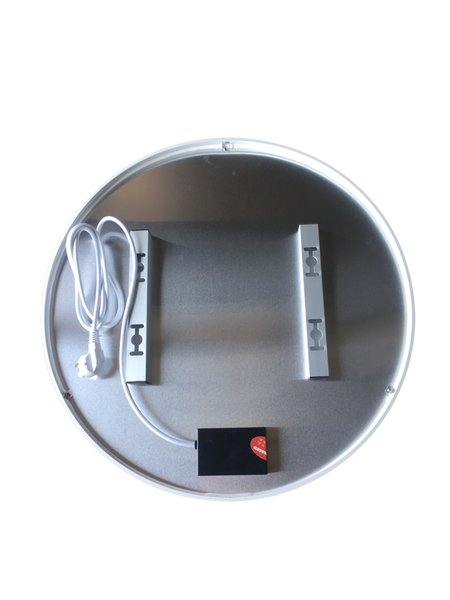 Infrarotpanel Quality Heating Rund 60cm 350W Aluminium Weiß inkl. IP52 Spritzwasserschutz & erhöhter Arbeitstemperatur