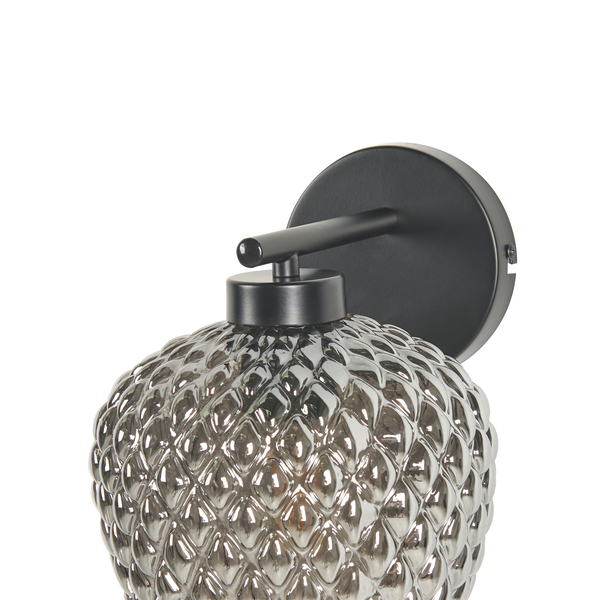 Wandlampe SHERRY Metall Grau