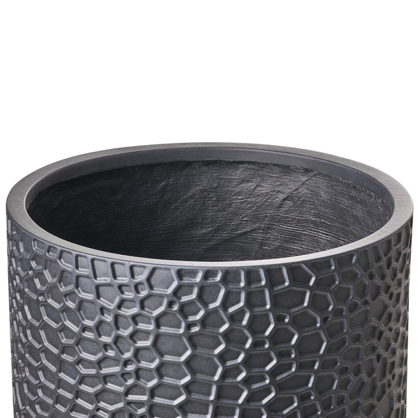 Blumentopf mit Wabenstruktur