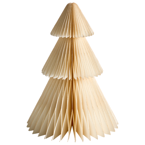 Dekorativer Papier-Weihnachtsbaum, dreistufig