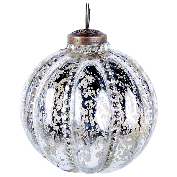 Dekorative Weihnachtskugel mit Muster