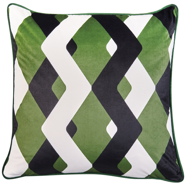 Gartenkissen 2er Set SWAY Geometrisches Muster 45 x 45 cm Bunt