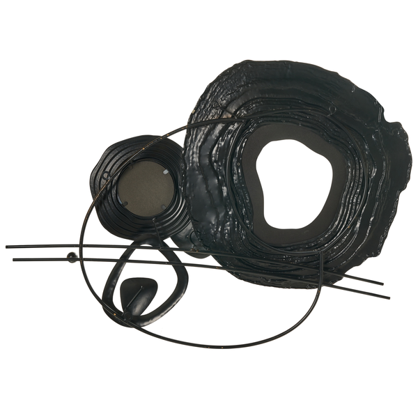 Dekorativer Wandspiegel mit Metallrahmen