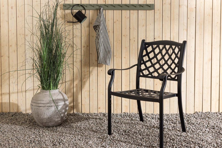 Òbidos Gartenstuhl braun. 4er Set