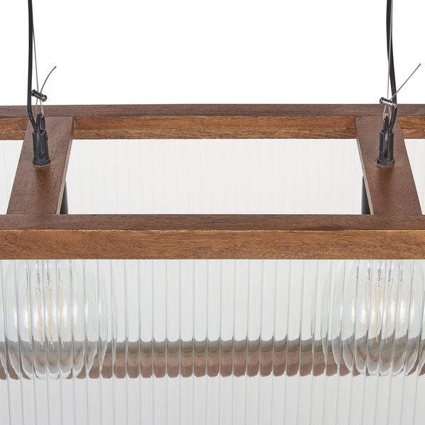 Hängeleuchte PENNA Mango Holz Braun
