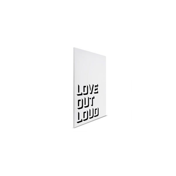 Dekorationsobjekt mit dem Schriftzug Love Out Loud