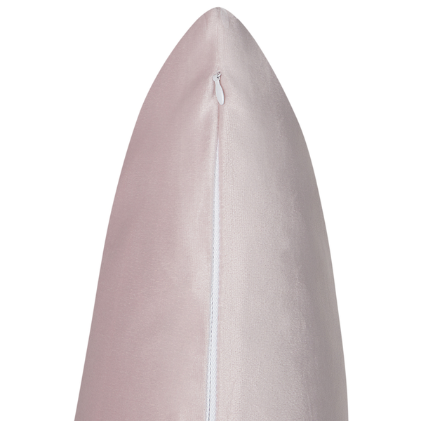 Dekokissen 2er Set IPOMEA Samtstoff 45 x 45 cm Rosa