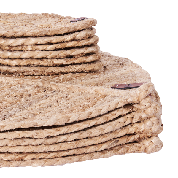 Tischset mit Untersetzern 12-teilig PEPPERLEAF Naturfarben Jute