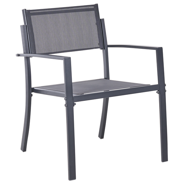 Gartensessel aus Metall mit Armlehne