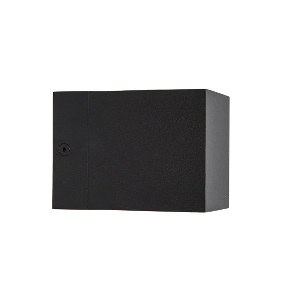 Moderne Wandleuchte schwarz mit Lichteffekt - Transfer