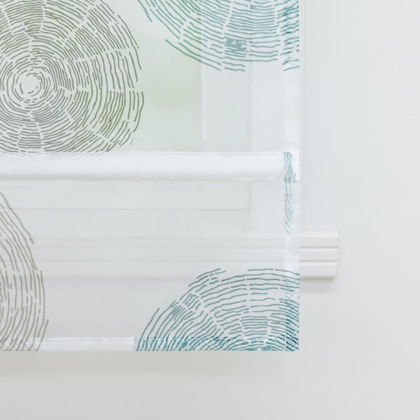 Fensterrollo mit grafischem Muster