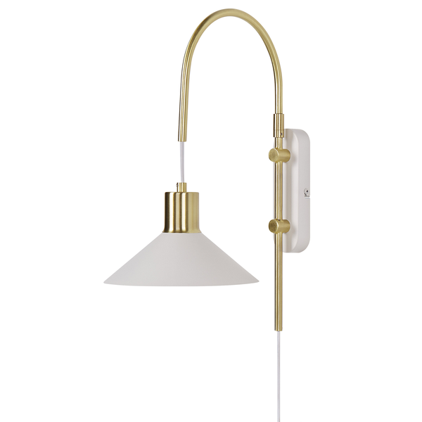 Wandlampe SISSA Metall Weiß
