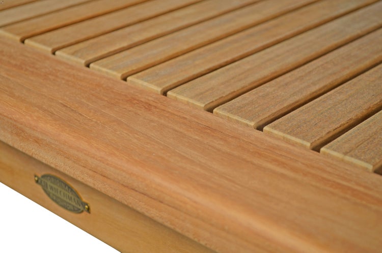 Teak Beistelltisch 60 x 60 cm Massivholz premium wetterfest