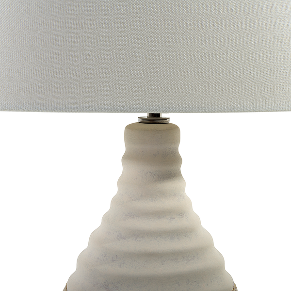 Tischleuchte TORMES Porzellan Hellbeige