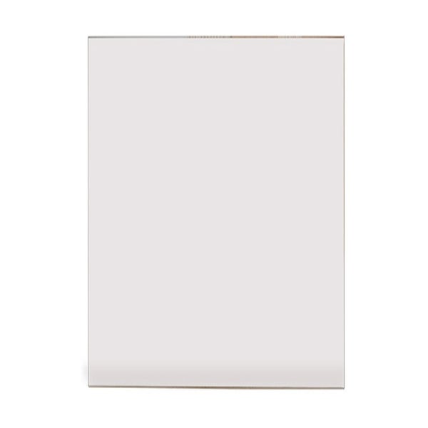 Rechteckige, transparente Acrylglasplatte mit glatter Oberfläche.