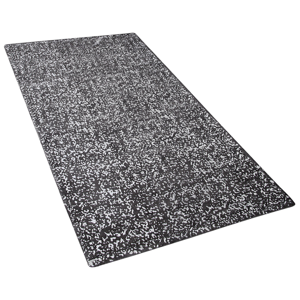 Teppich ESEL Silber 80 x 150 cm Viskose