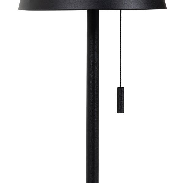 Outdoor-Tischleuchte schwarz inkl. LED 3-stufig dimmbar wiederaufladbar und Solar - Ferre