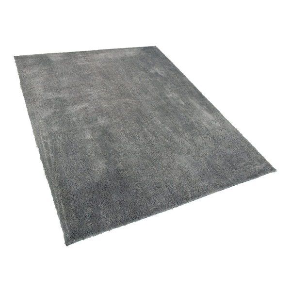 Teppich hellgrau 140 x 200 cm Shaggy EVREN