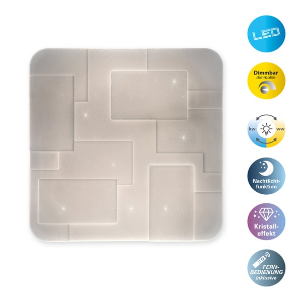 Dekorplatte mit geometrischem Muster