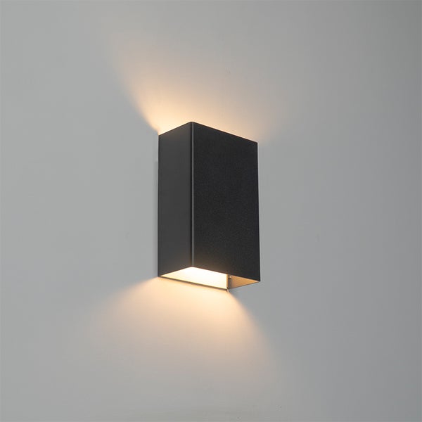 Moderne Wandleuchte Schwarz 2-flammig - Otan S
