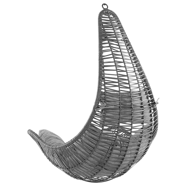 Hängesessel ATRI II Polyrattan Schwarz