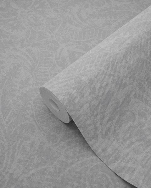 Origin Wallcoverings Tapete Ornamente Hellgrau - 53 cm x 10.05 m - 347305