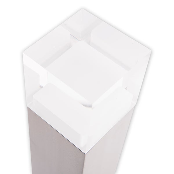 Dekorative Säule mit Acrylglasaufsatz