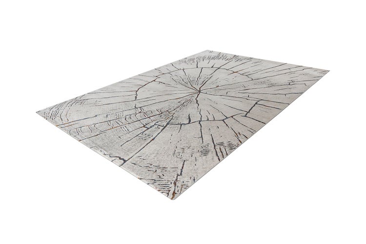Kurzflor Teppich Tranquiluxe Grau / Multi 10 mm Modern 80 x 150 cm