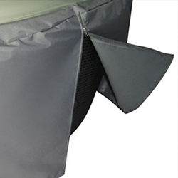 Regenschutzhülle CHUVA 170 cm 160 cm 75 cm Grau