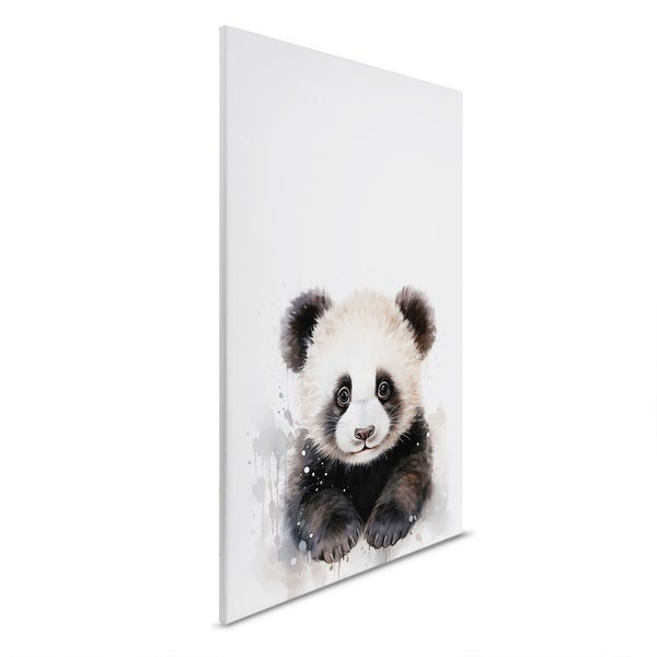 Leinwandbild mit Panda-Motiv