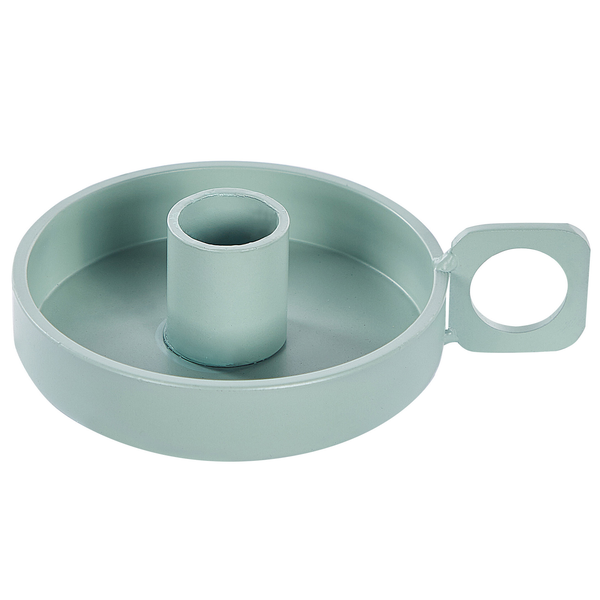 Kerzenhalter aus Metall mit Griff