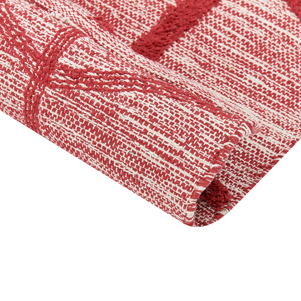 Teppich SIVAS Rot 140 x 200 cm Baumwolle