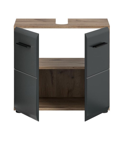 Waschtischunterschrank mit zwei offenen Türen