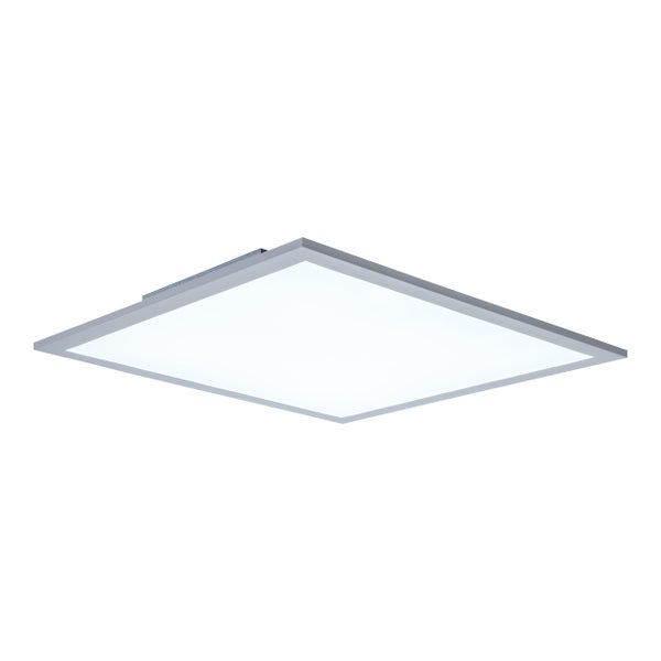 LED Aufbaupanel NICOLA, Aufbauleuchte aus Metall und Kunststoff mit fest verbauten LEDs in neutralweiß, Panel für Innenräume 45 x 45 cm