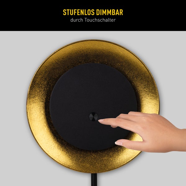 Stufenlos dimmbare Leuchte mit Touchschalter