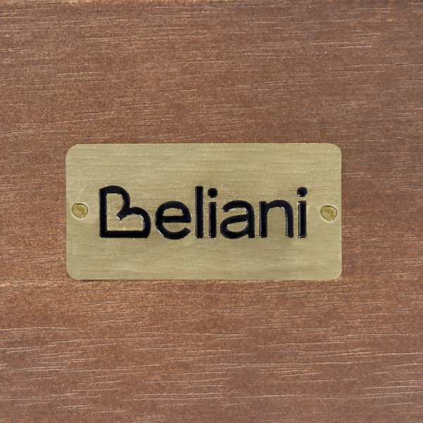 Technische Zeichnung eines Gartentisches mit den Maßen 90 mal 75 Zentimeter.