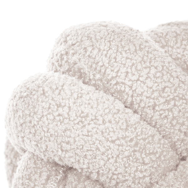Dekokissen 2er Set MALNI Bouclé 19 x 19 cm Cremeweiß Ohne Muster