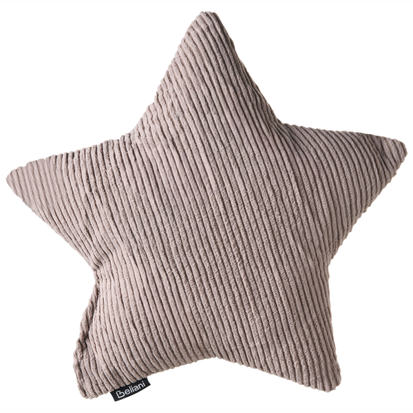 Sternförmiges Dekokissen aus Cord mit Beliani Logo