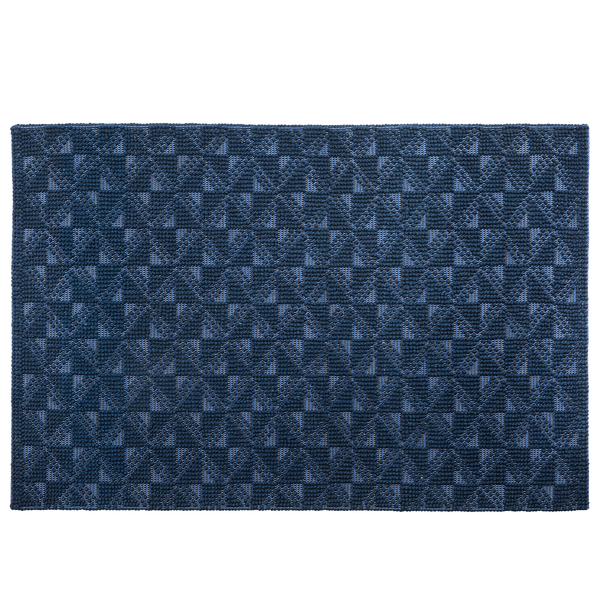 Teppich SAVRAN Marineblau 140 x 200 cm Wolle