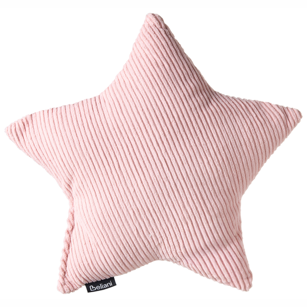 Sternförmiges Kissen aus Kordstoff
