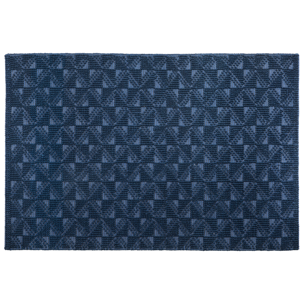 Teppich marineblau 160 x 230 cm Kurzflor SAVRAN